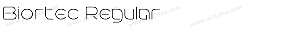 Biortec Regular字体转换